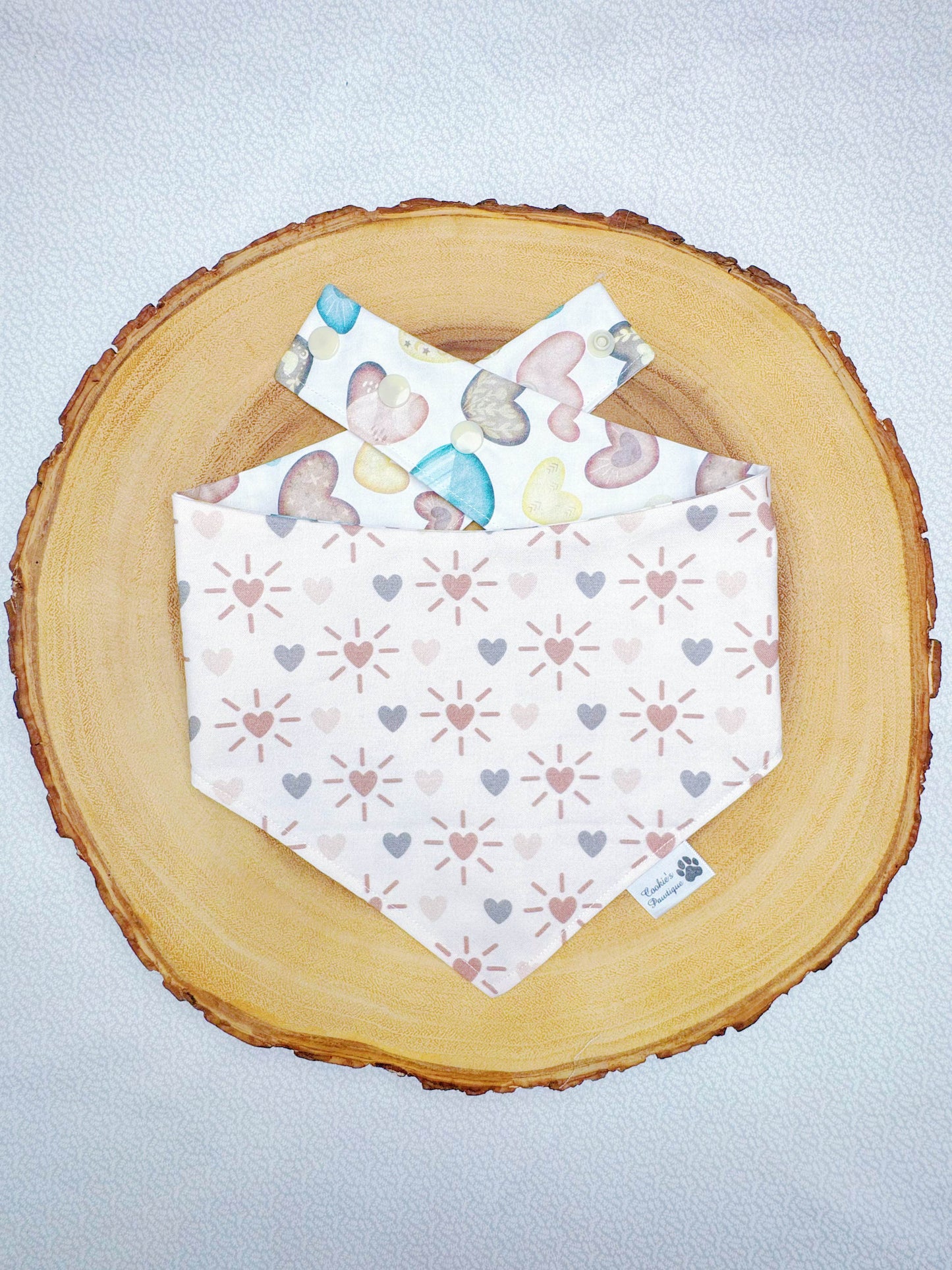 Boho Love Hearts Bandana