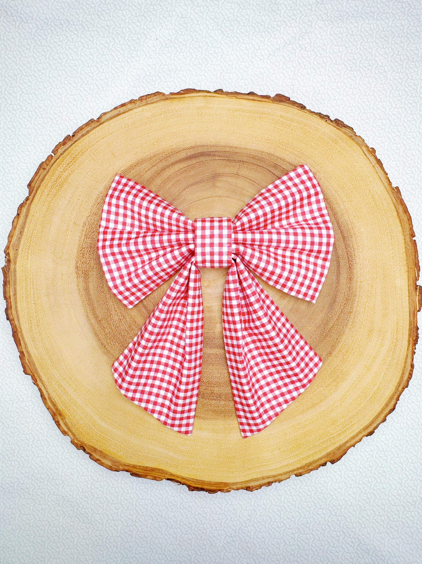 Red Gingham Bow