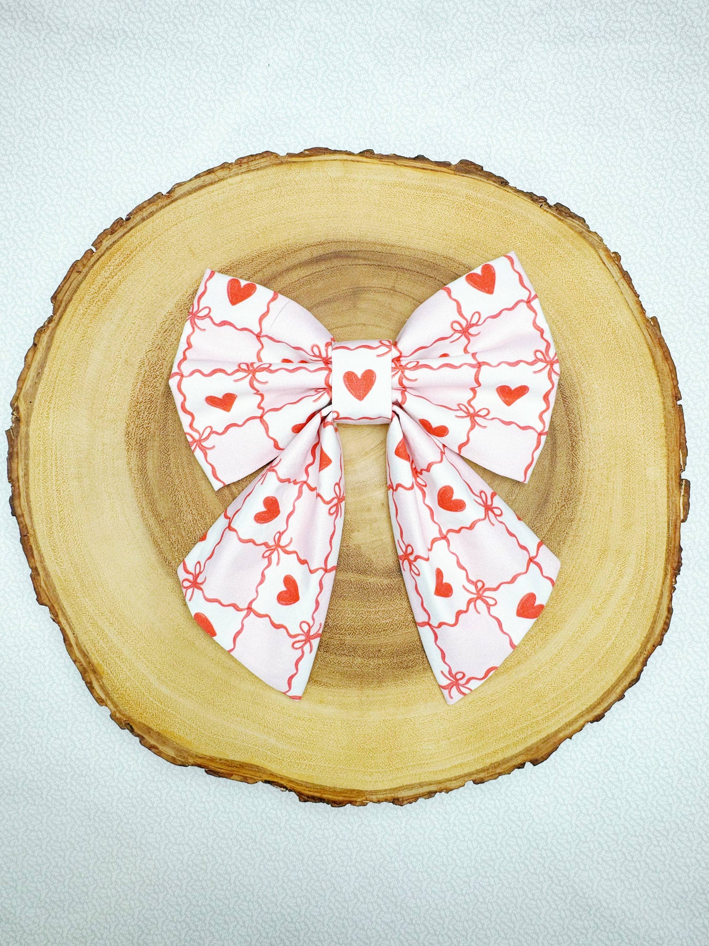 Heart Bow Checks Bow