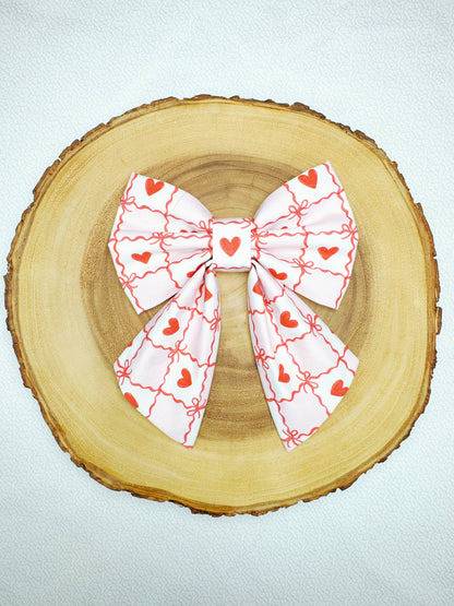 Heart Bow Checks Bow