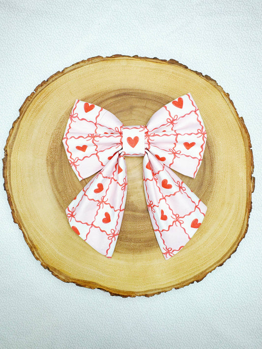 Heart Bow Checks Bow