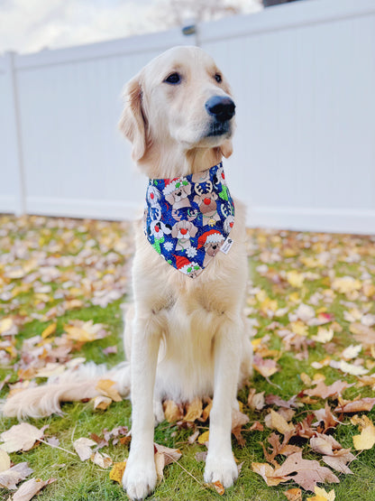 Reindeer Pups on Christmas Bandana