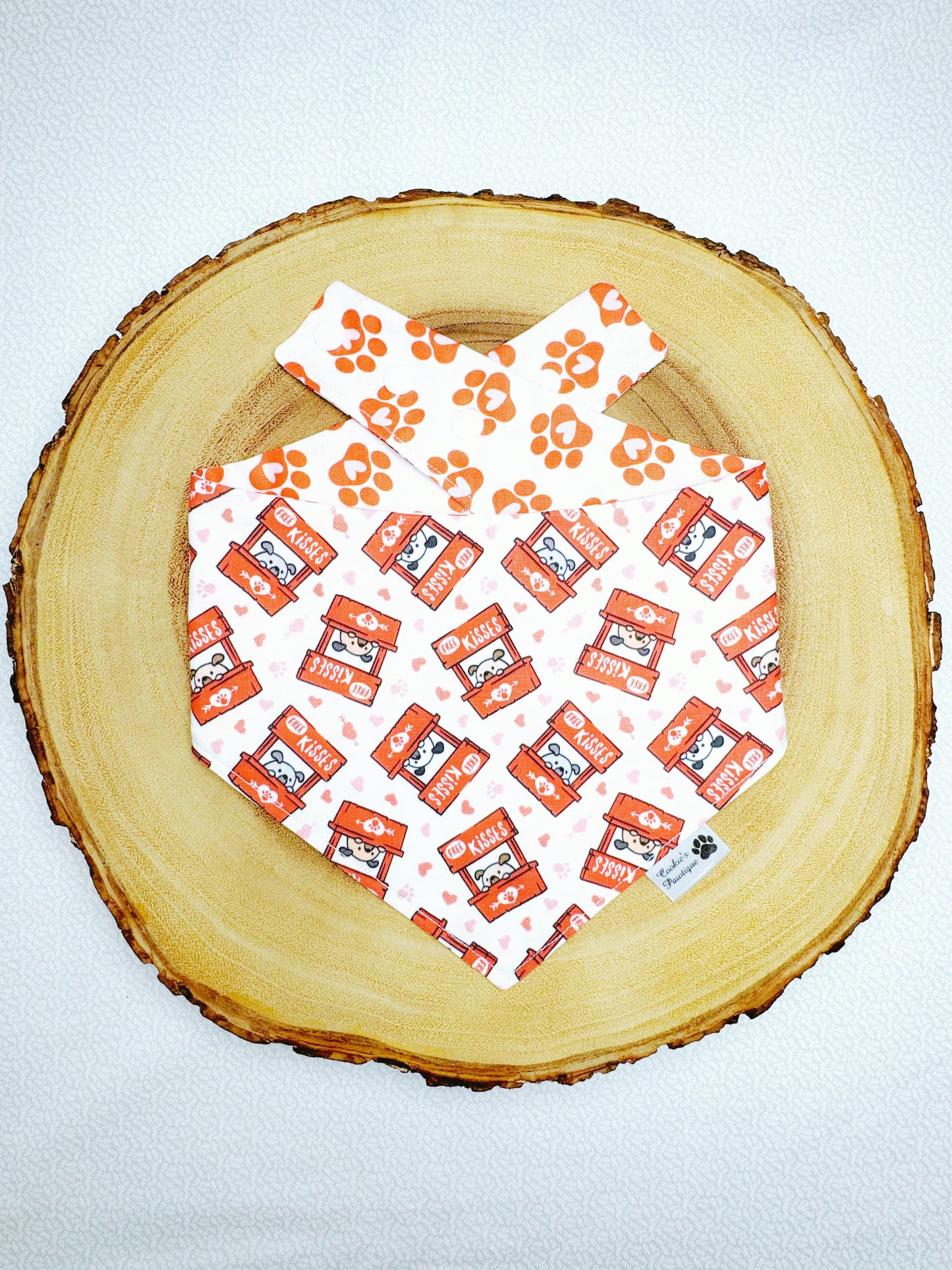 Doggy Kissing Booth Bandana