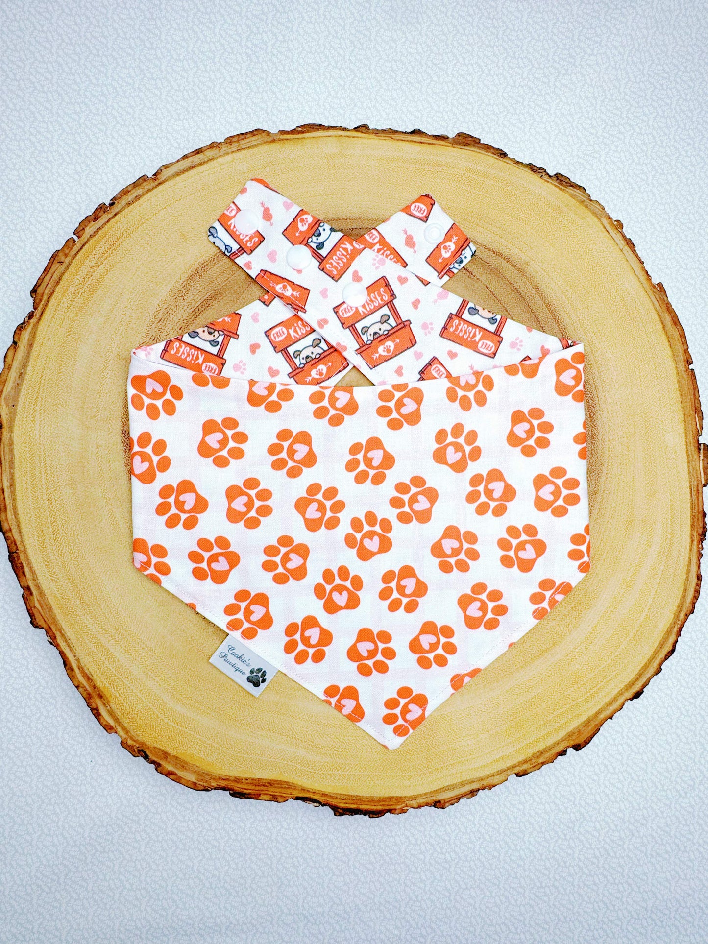 Doggy Kissing Booth Bandana