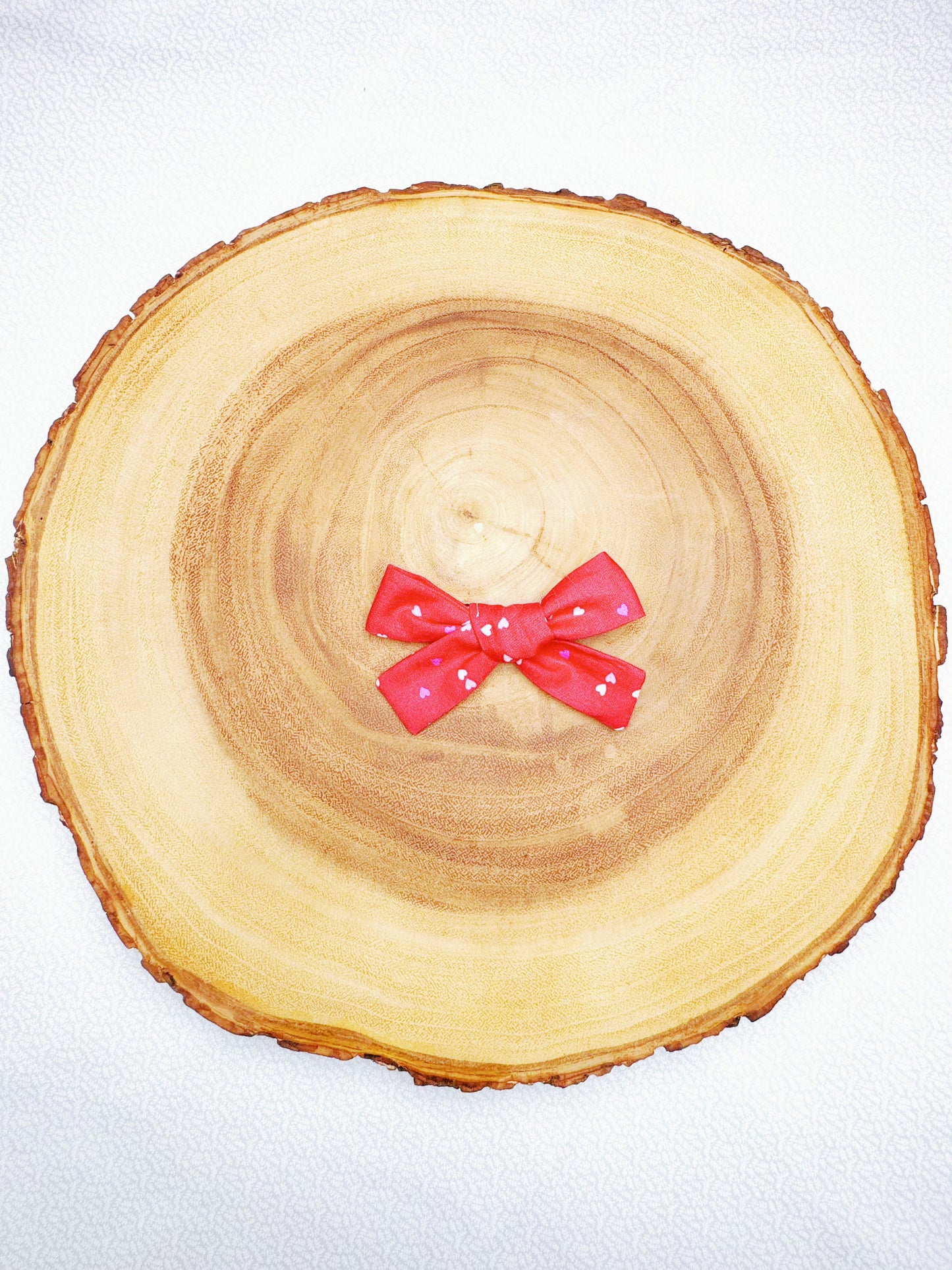 Tossed Mini Hearts Hair Bow