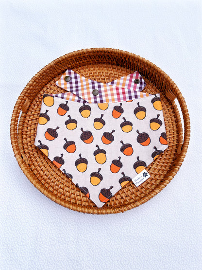 Fall Acorns Bandana