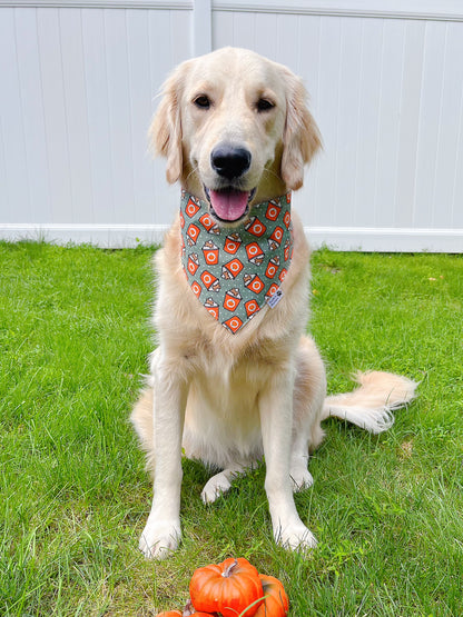 Pumpkin Spice Doggy Coffee Treats Bandana