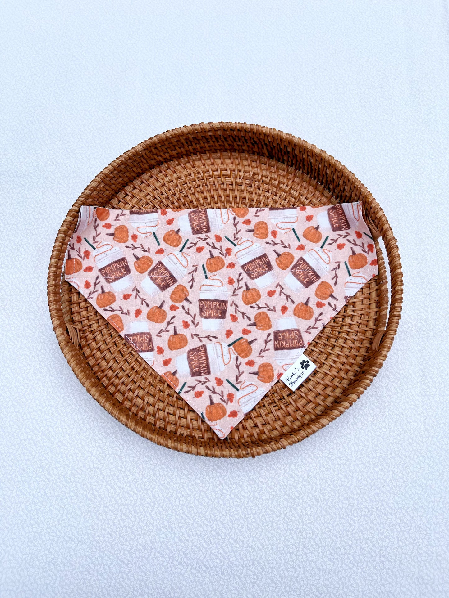 Pumpkin Spice Coffee Bandana