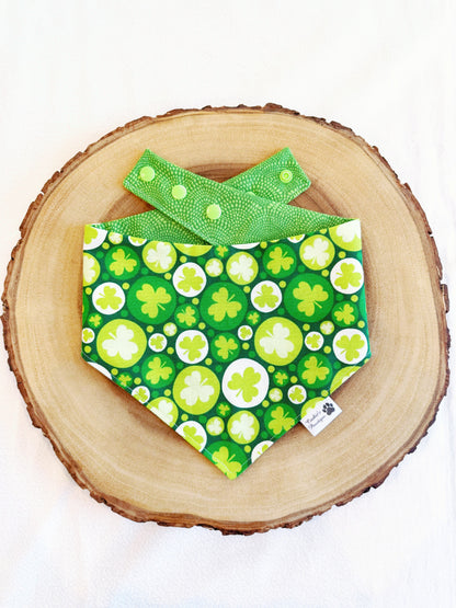 Circle Clovers and Scallops Bandana
