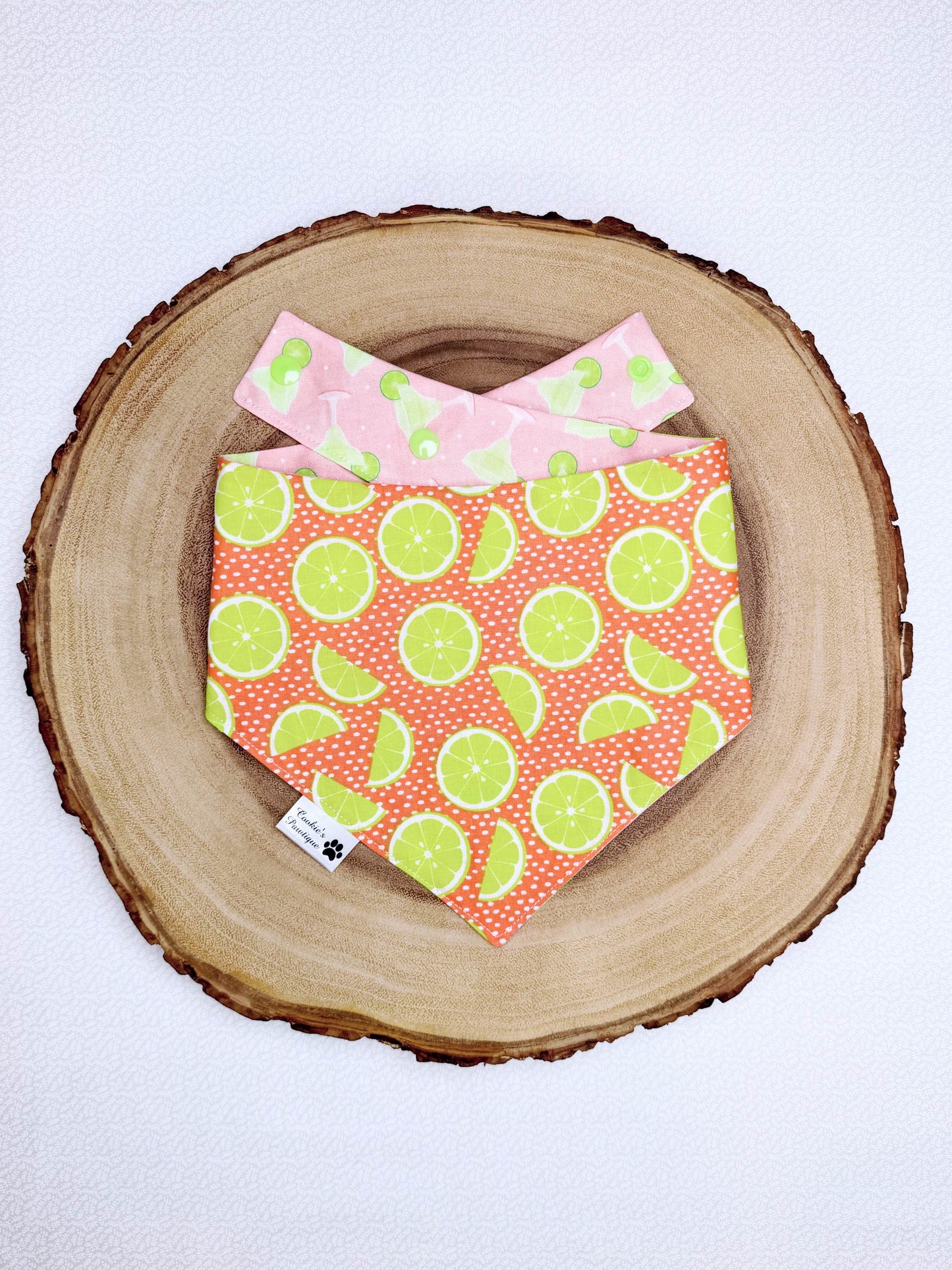 Margarita And Limes Bandana - Light Pink