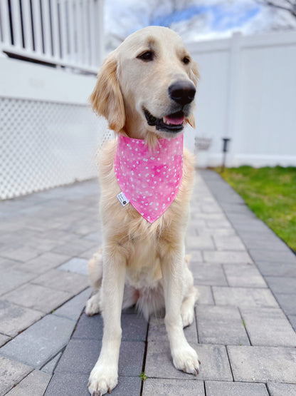 Mama Checkerboard Floral Bandana - Light Pink