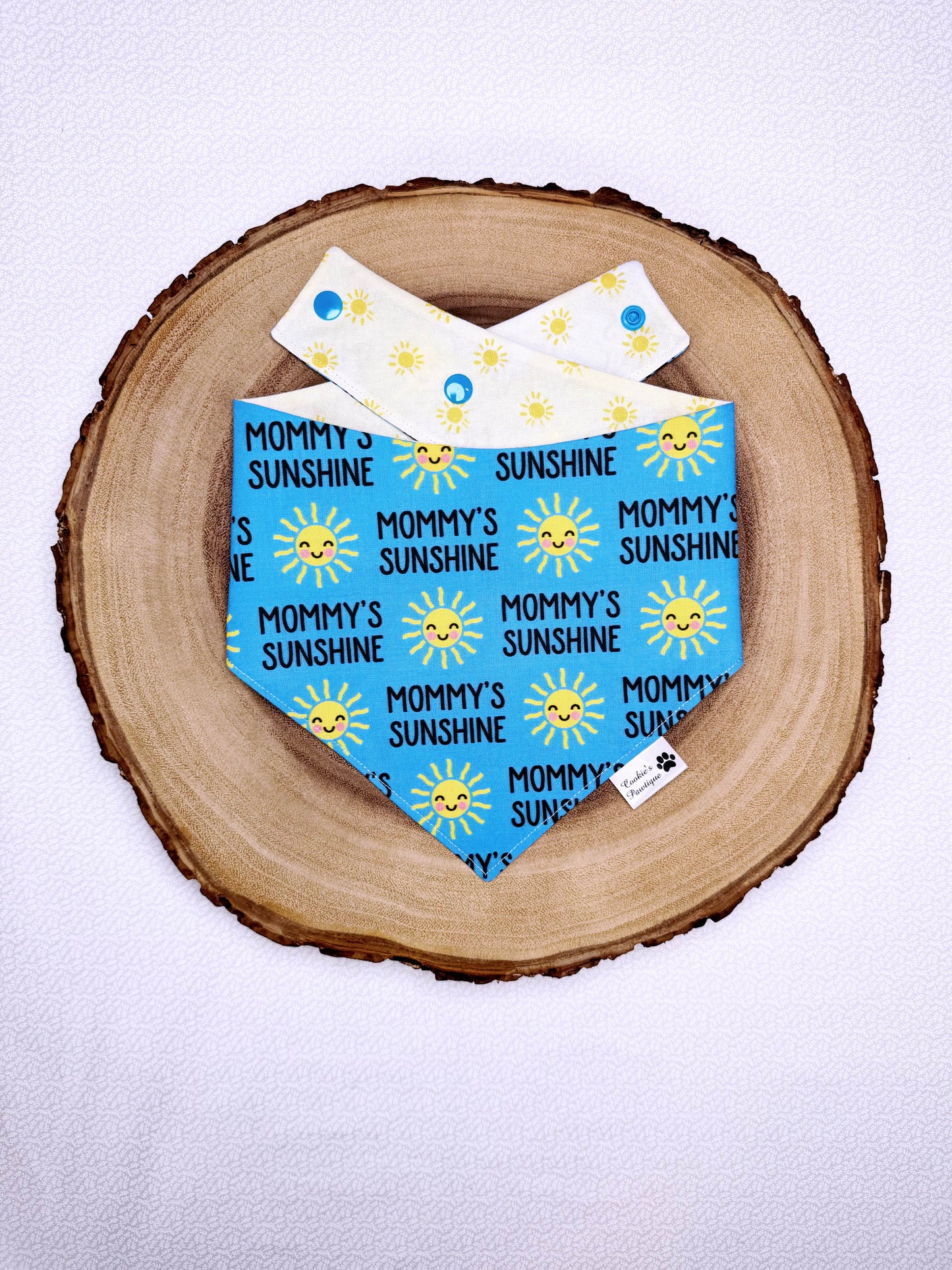 Mommy's Sunshine Bandana - Blue