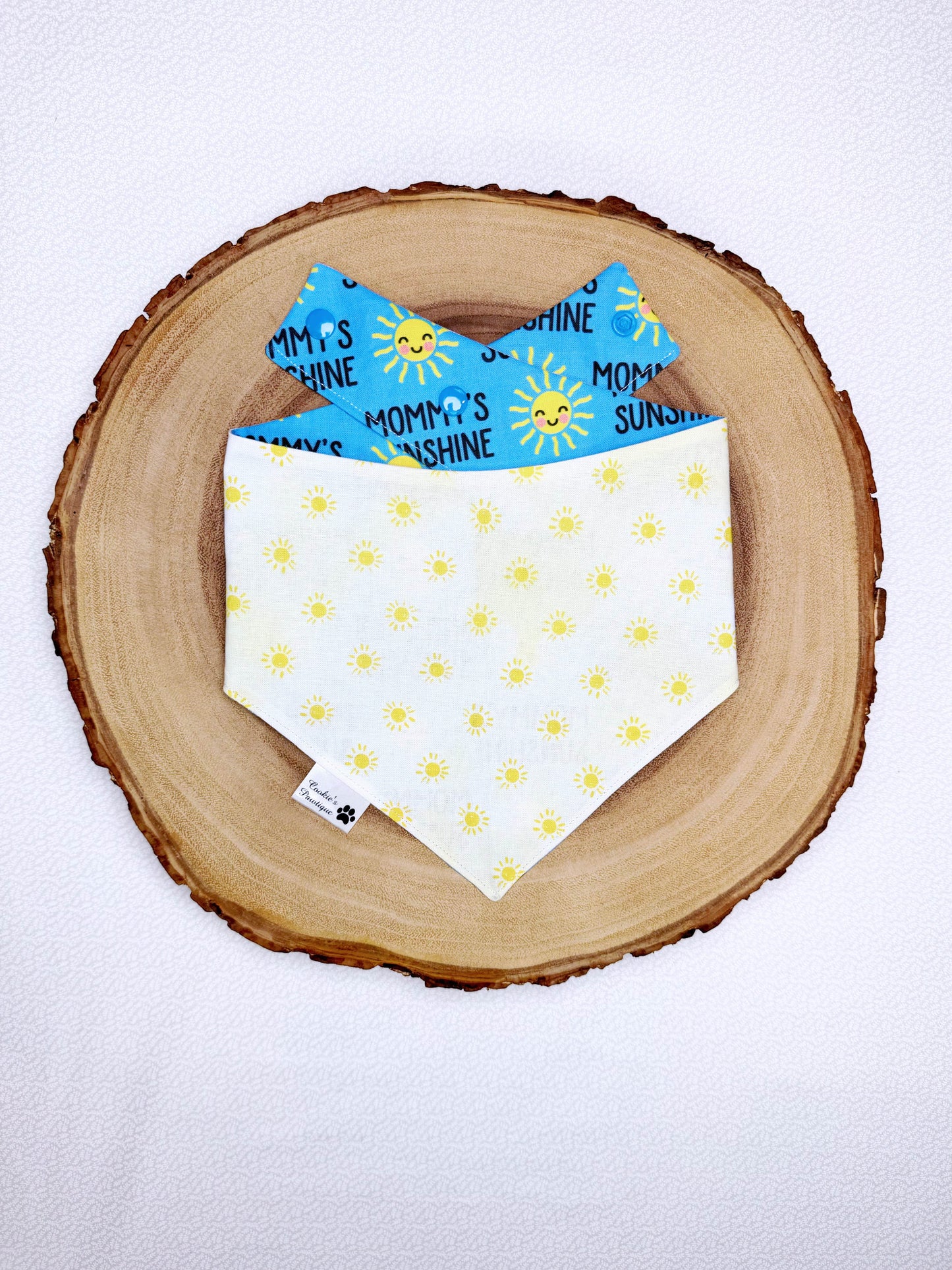 Mommy's Sunshine Bandana - Blue