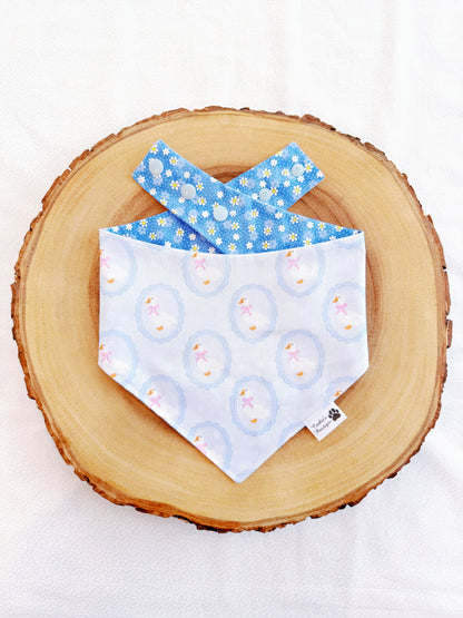 Coquette Geese and Ditsy Flowers Bandana