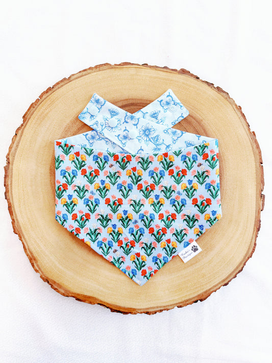 Tulips and Butterflies Bandana