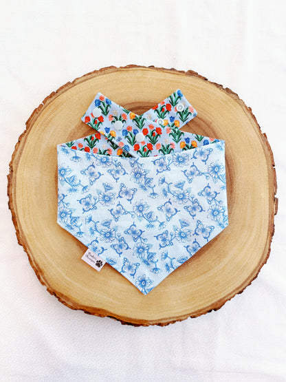 Tulips and Butterflies Bandana