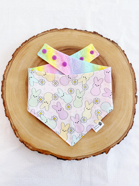 Easter Bunny Peeps and Eggs Bandana