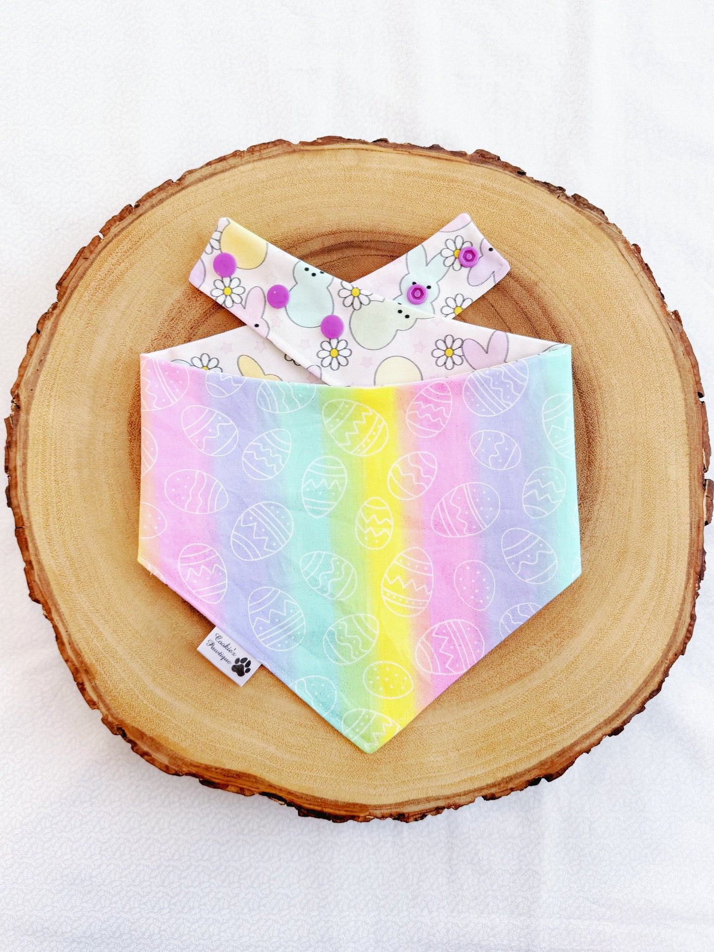 Easter Bunny Peeps and Eggs Bandana