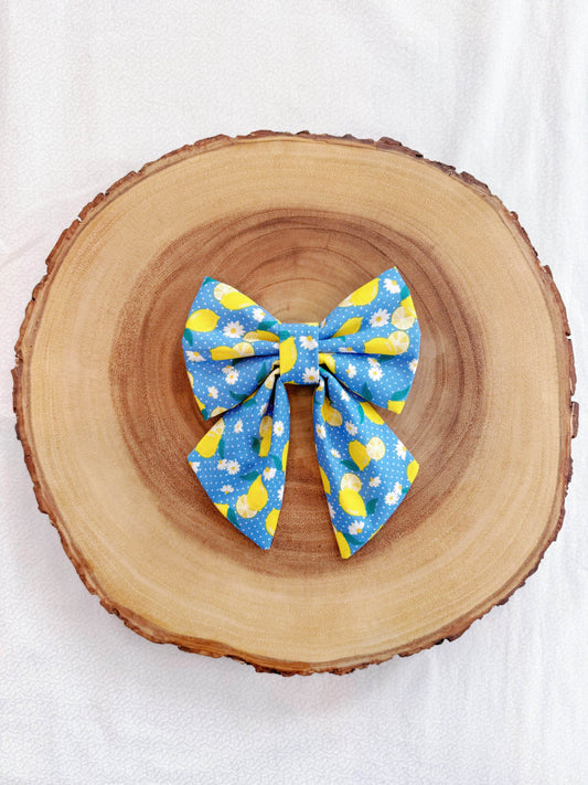 Lemons and Daisies Bow