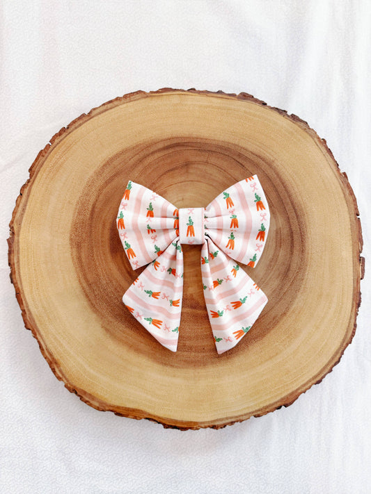 Easter Carrot Patch Bow