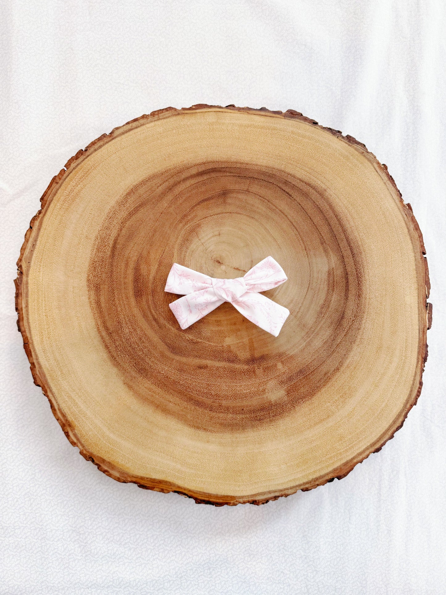 Pastel Light Pink Hair Bow