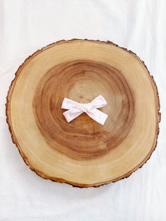 Pastel Light Pink Hair Bow