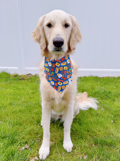 Happy Breakfast Foods Bandana