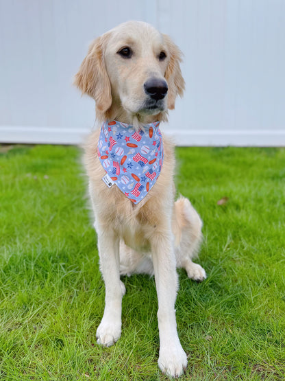 Patriotic Baseball Bandana