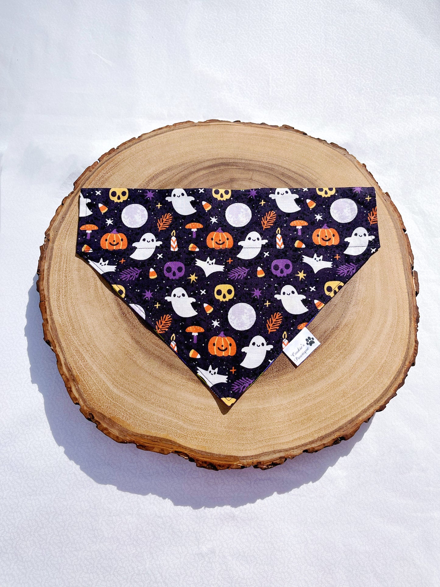 Happy Ghosts And Pumpkins Bandana