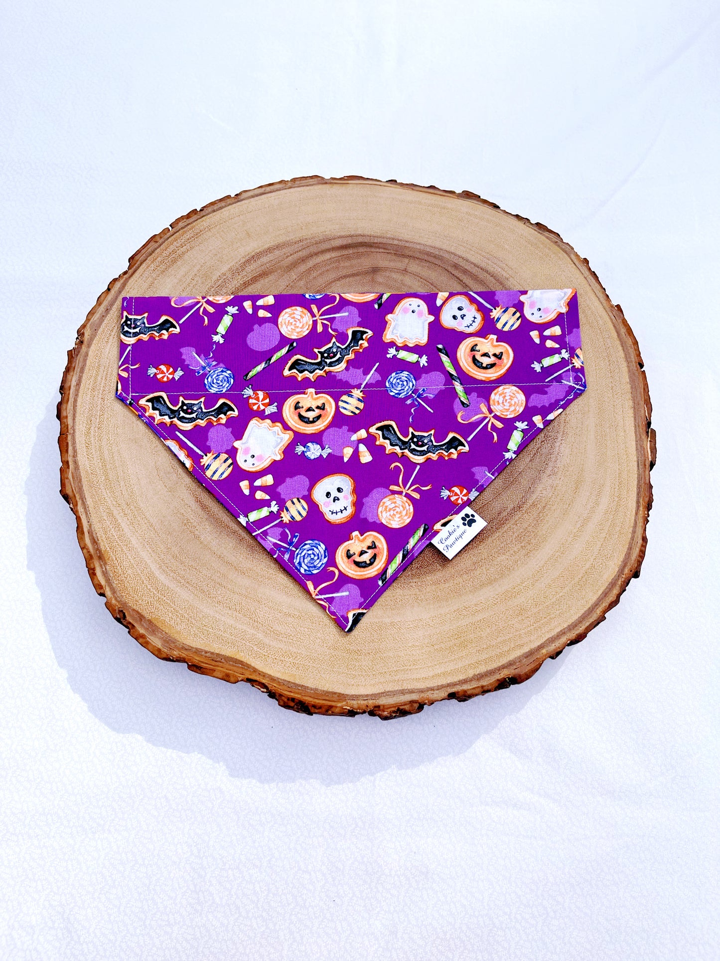 Halloween Cookie Treats And Candy Corn Bandana