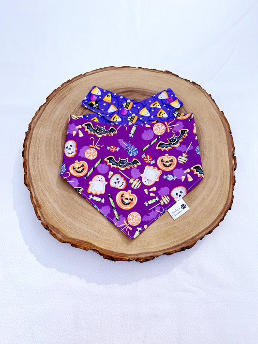 Halloween Cookie Treats And Candy Corn Bandana