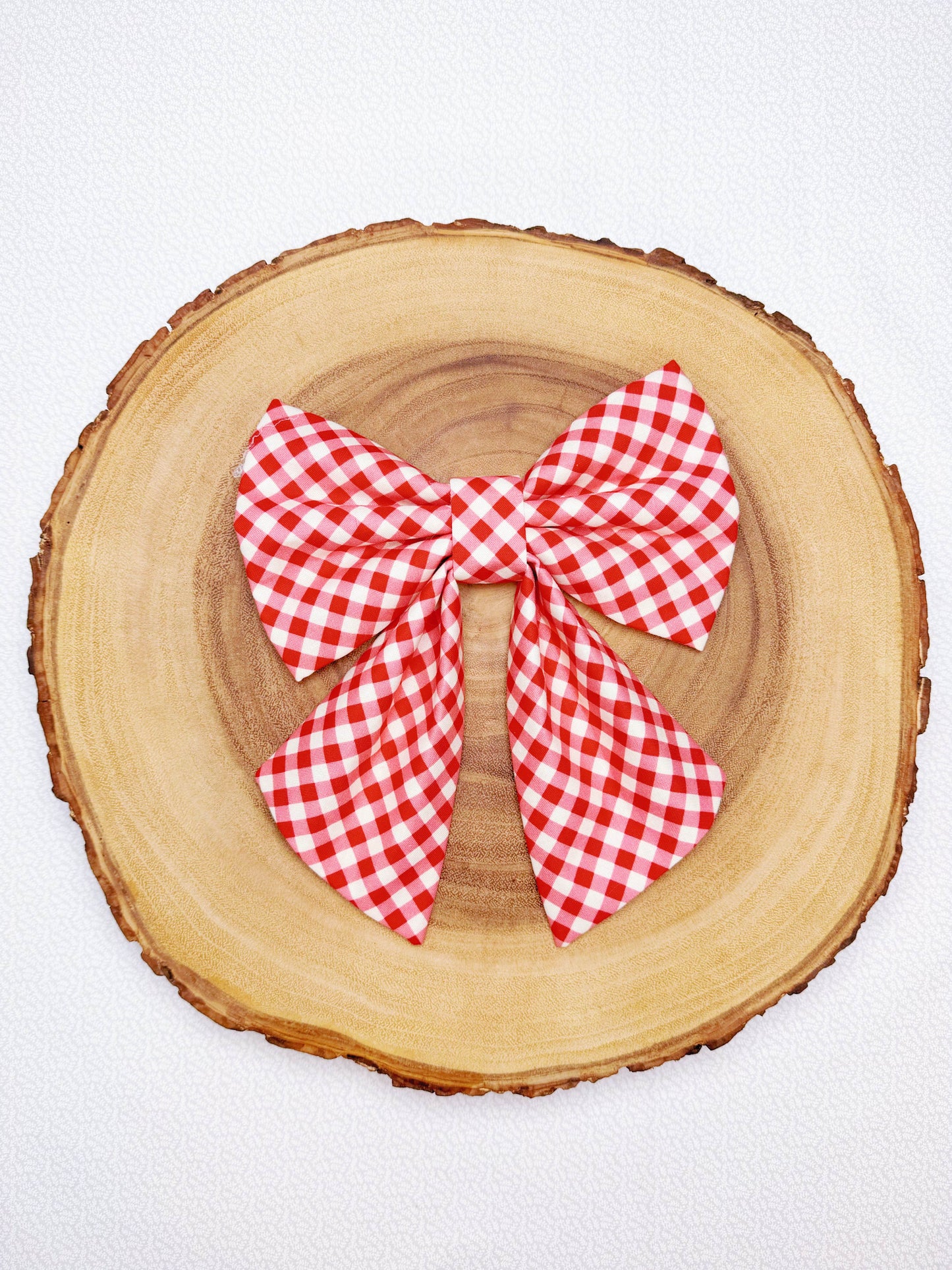 Red Gingham Bow