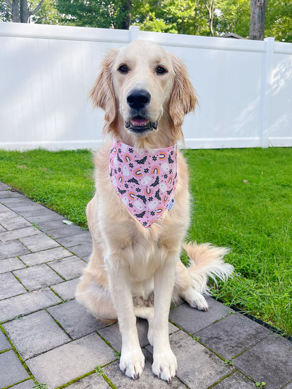 Retro Purple Halloween Bandana