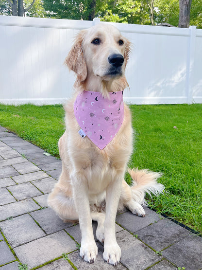 Retro Purple Halloween Bandana