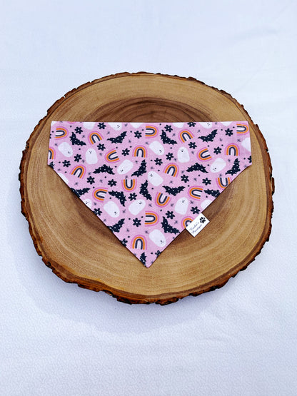 Retro Purple Halloween Bandana