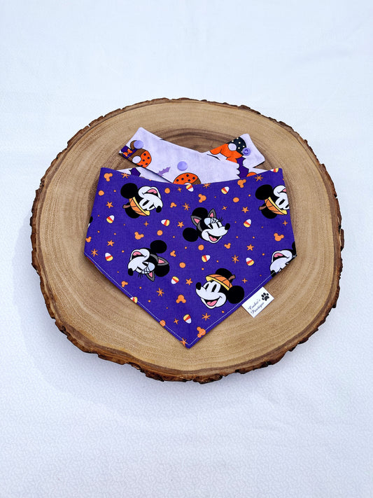 Mickey Minnie In Halloween Bandana