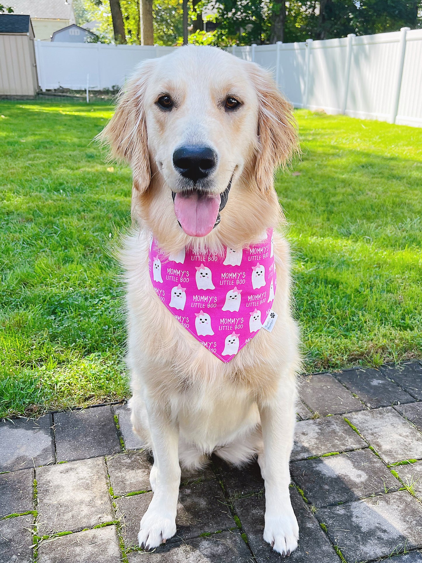 Mommy’s Little Boo Bandana - Girl Ghost