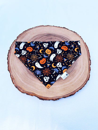 Halloween Ghost & Pumpkins Bandana