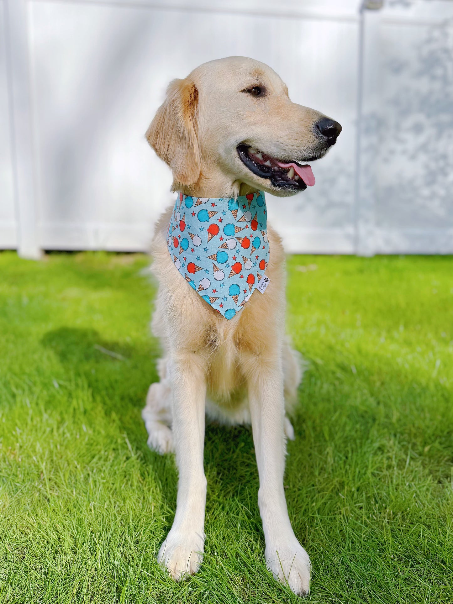 Patriotic Ice Cream Bandana