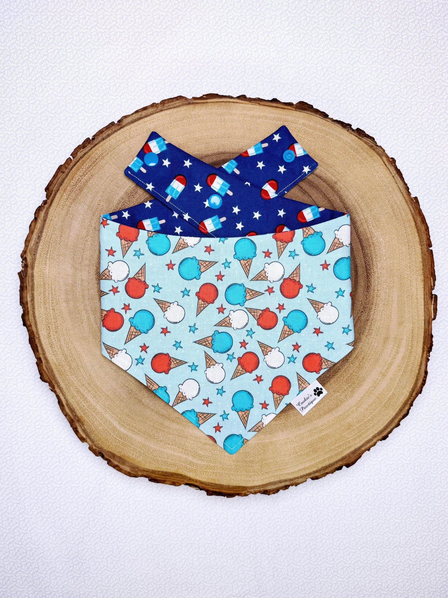 Patriotic Ice Cream Bandana