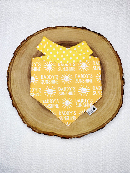 Daddy’s Sunshine Bandana - Yellow