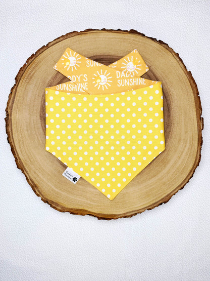 Daddy’s Sunshine Bandana - Yellow