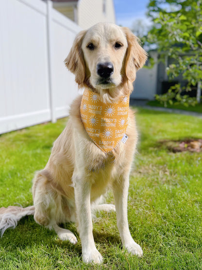 Daddy’s Sunshine Bandana - Yellow