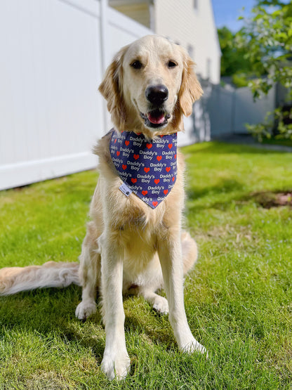 Dad Heart Tattoo And Daddy's Boy Bandana