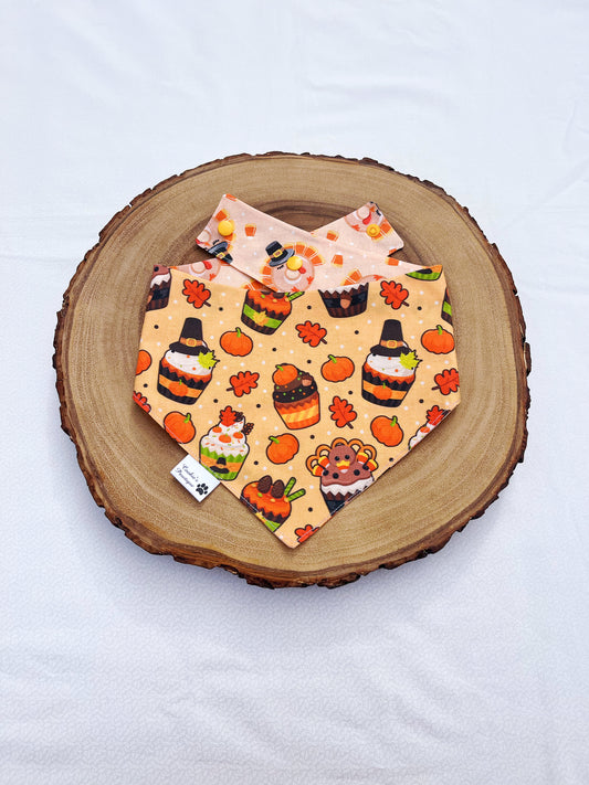 Thanksgiving Cupcakes And Donuts Bandana