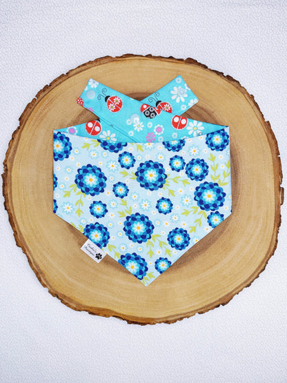 Ladybugs and Floral Bandana
