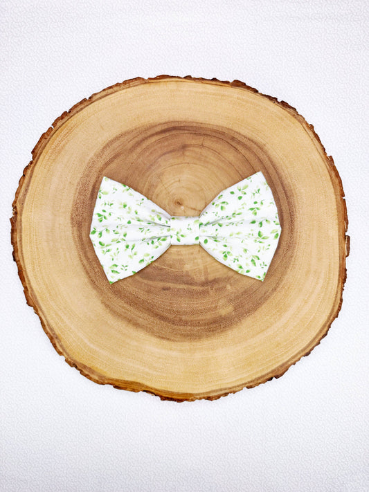 Watercolor Leaves Bow
