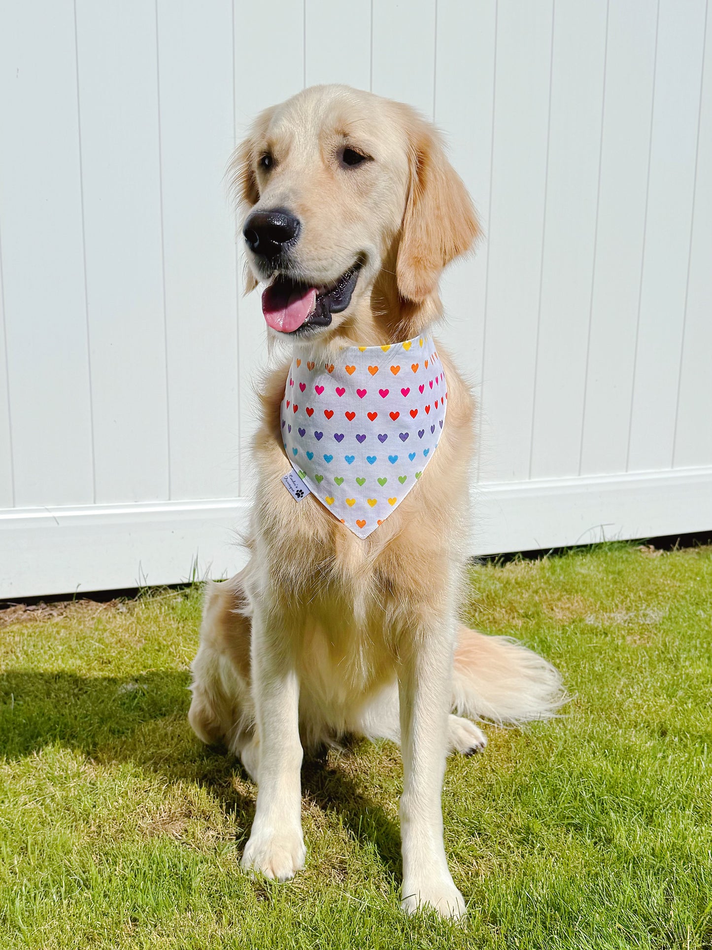 Colorful Happy Smile Floral Bandana