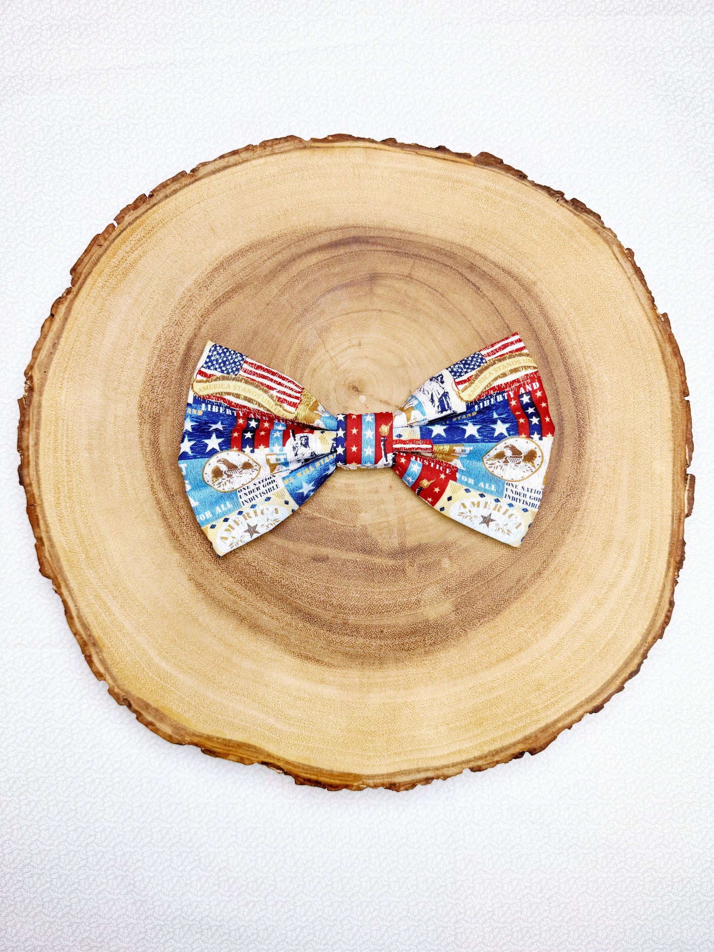 Patriotic Patchwork Bow