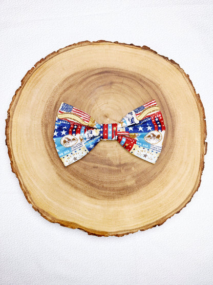Patriotic Patchwork Bow
